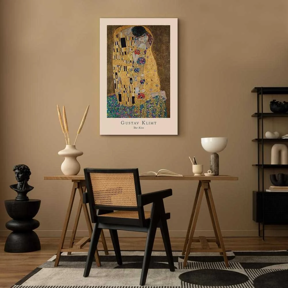 Artgeist Paveikslas - Gustav Klimt - The Kiss (1 Part) Vertical