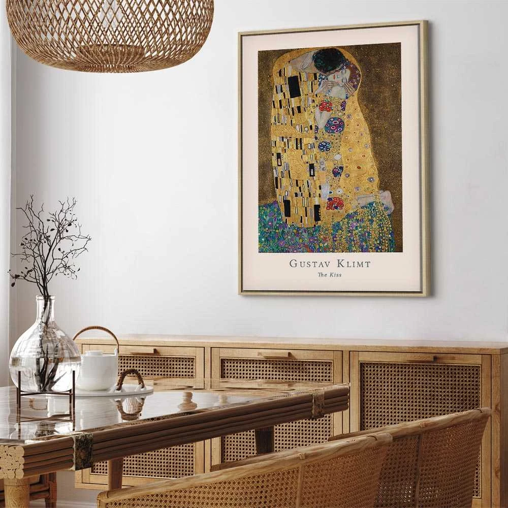Artgeist Paveikslas - Gustav Klimt - The Kiss (1 Part) Vertical