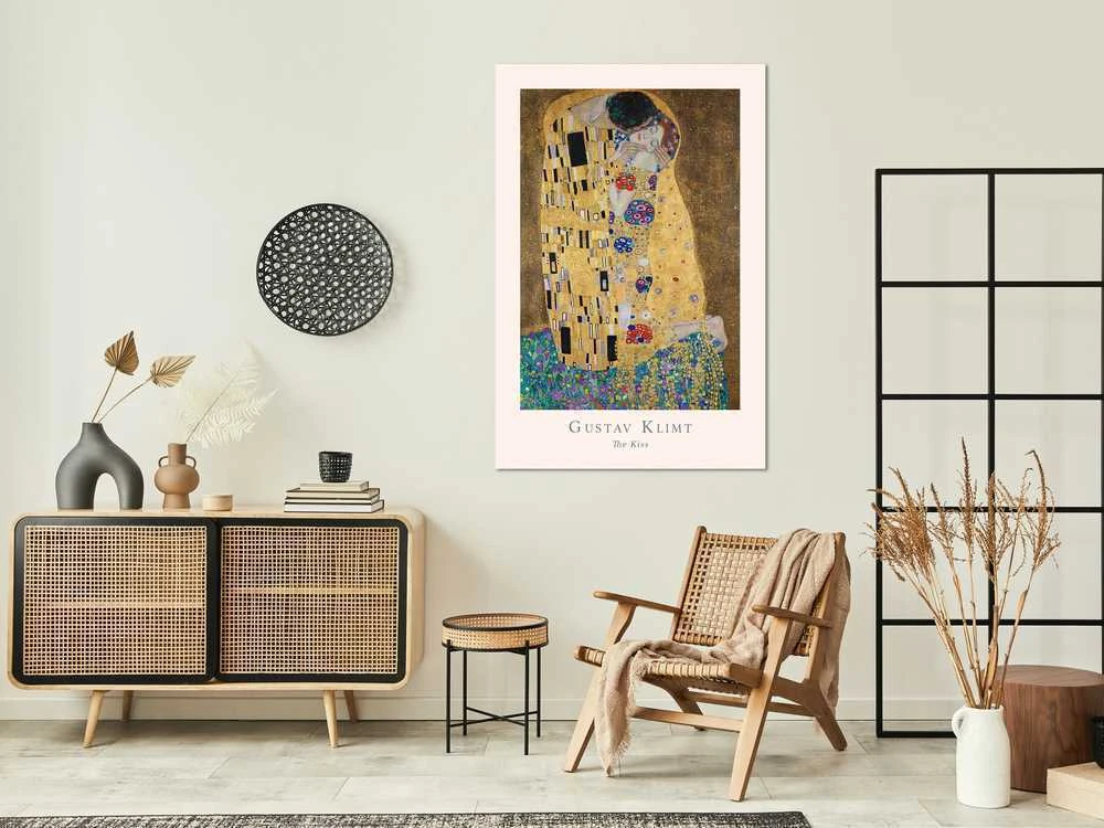 Artgeist Paveikslas - Gustav Klimt - The Kiss (1 Part) Vertical