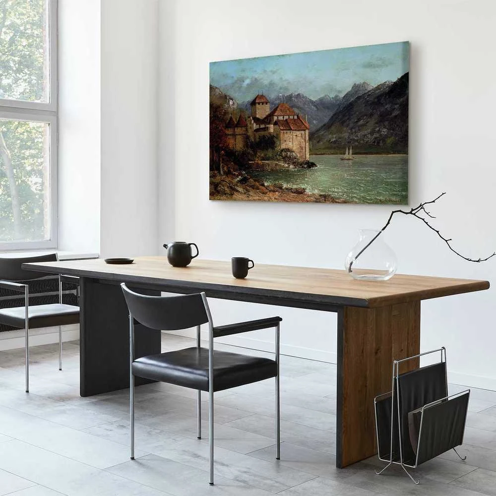 Artgeist Paveikslas - Gustave Courbet -Chillon Castle