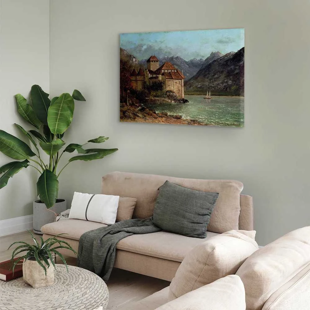 Artgeist Paveikslas - Gustave Courbet -Chillon Castle
