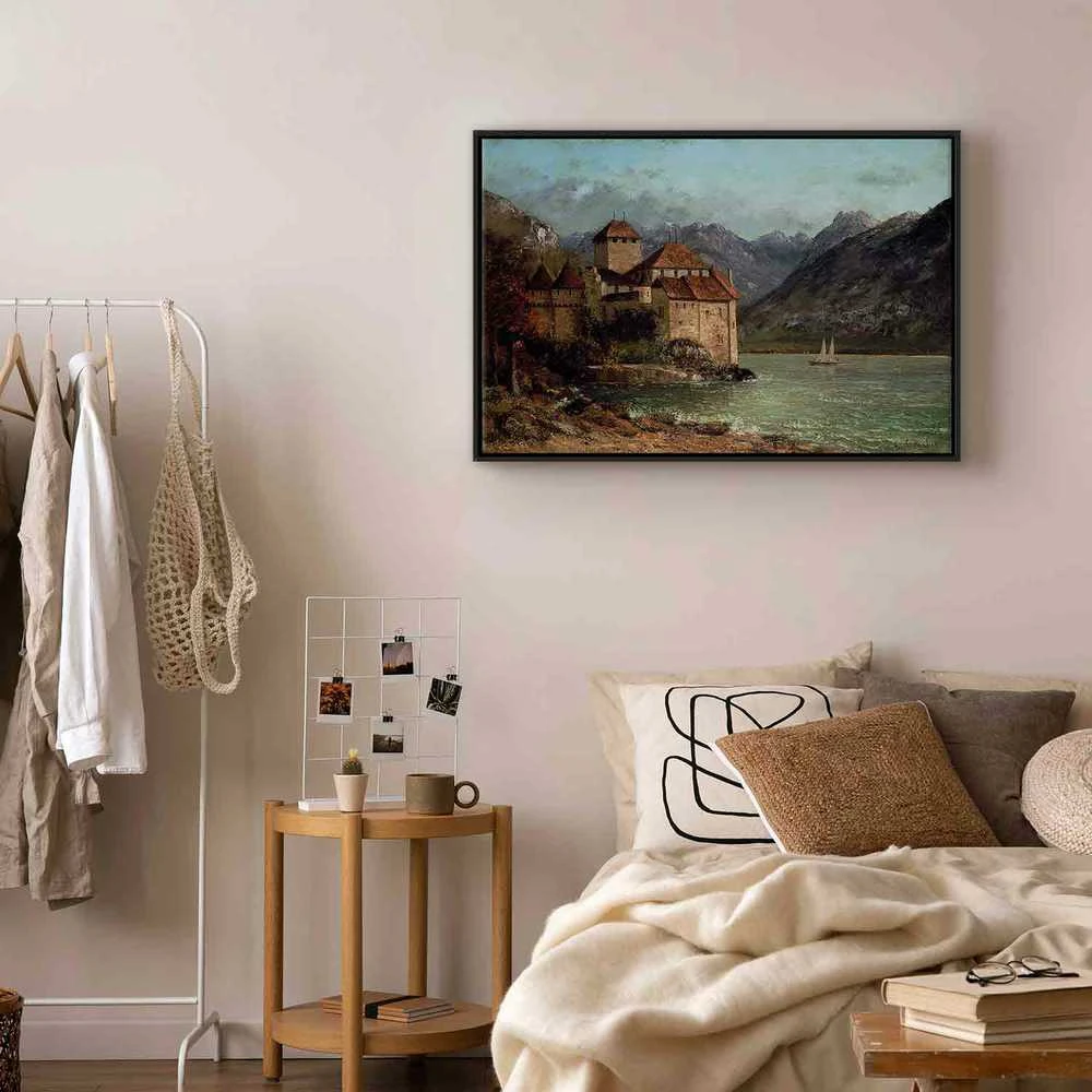 Artgeist Paveikslas - Gustave Courbet -Chillon Castle
