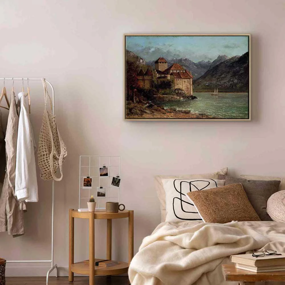Artgeist Paveikslas - Gustave Courbet -Chillon Castle
