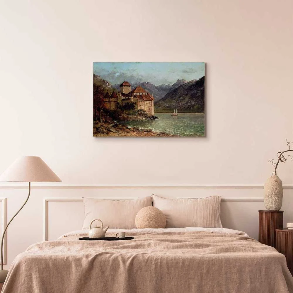 Artgeist Paveikslas - Gustave Courbet -Chillon Castle