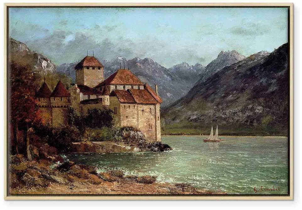 Artgeist Paveikslas - Gustave Courbet -Chillon Castle