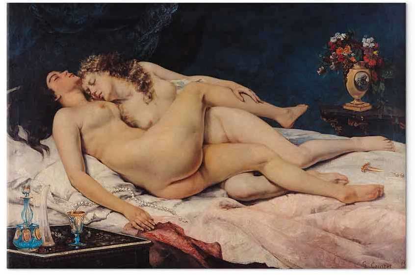 Artgeist Paveikslas - Gustave Courbet – Sleeping