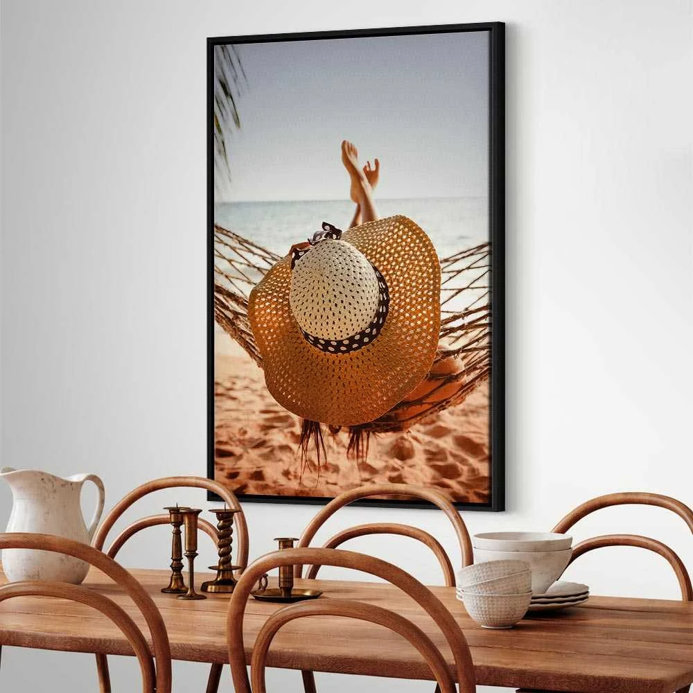 Artgeist Paveikslas - Hammock on the Beach (1 Part) Vertical