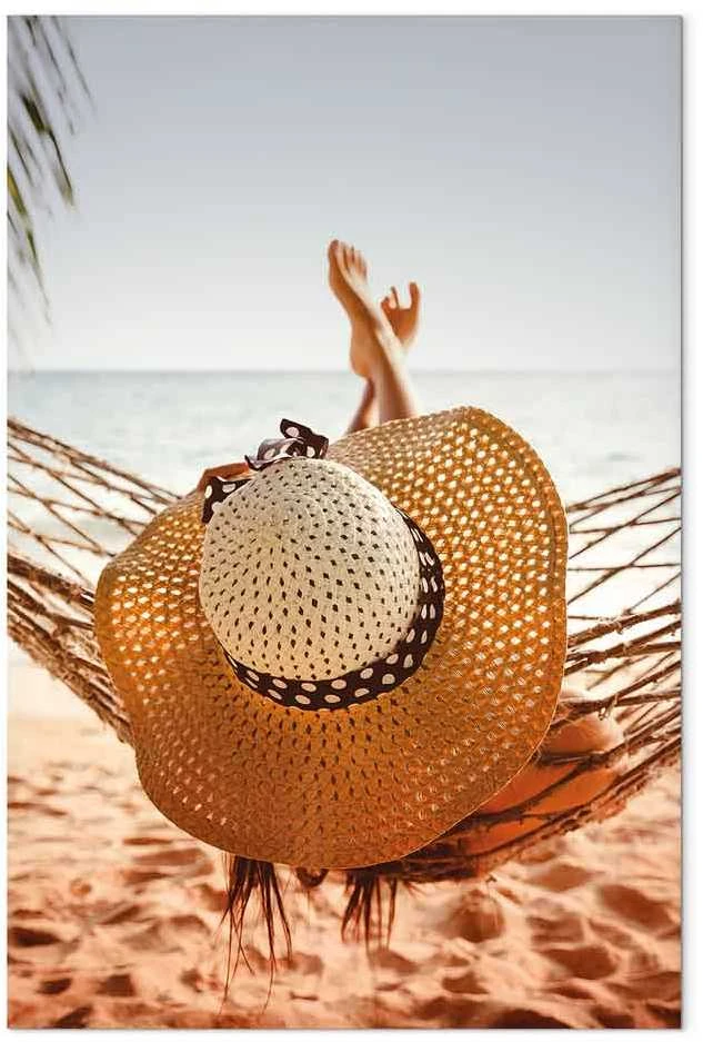 Artgeist Paveikslas - Hammock on the Beach (1 Part) Vertical