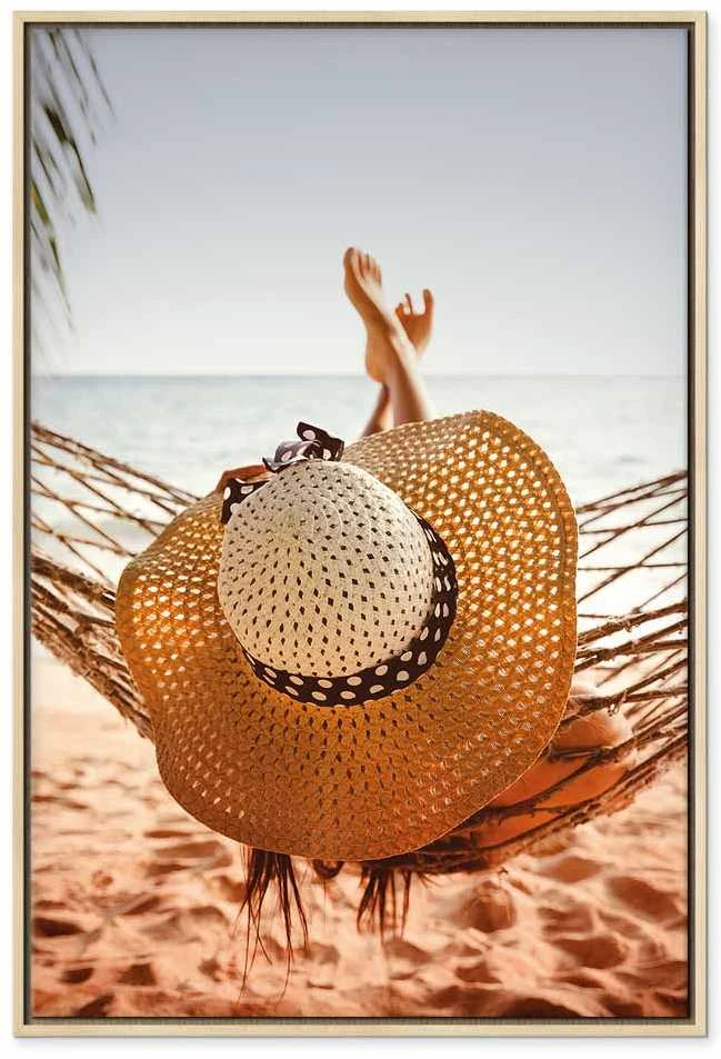 Artgeist Paveikslas - Hammock on the Beach (1 Part) Vertical