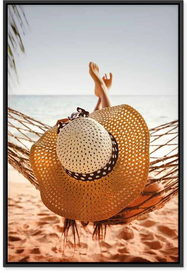 Artgeist Paveikslas - Hammock on the Beach (1 Part) Vertical