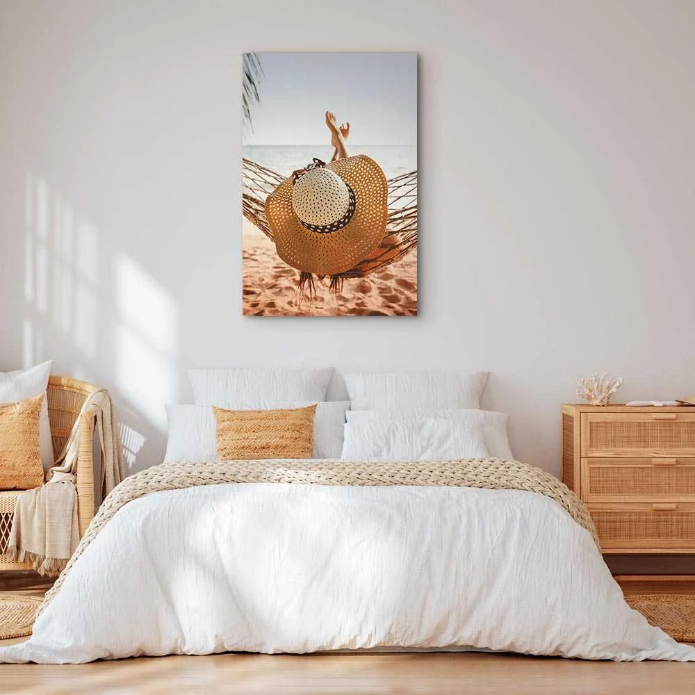 Artgeist Paveikslas - Hammock on the Beach (1 Part) Vertical
