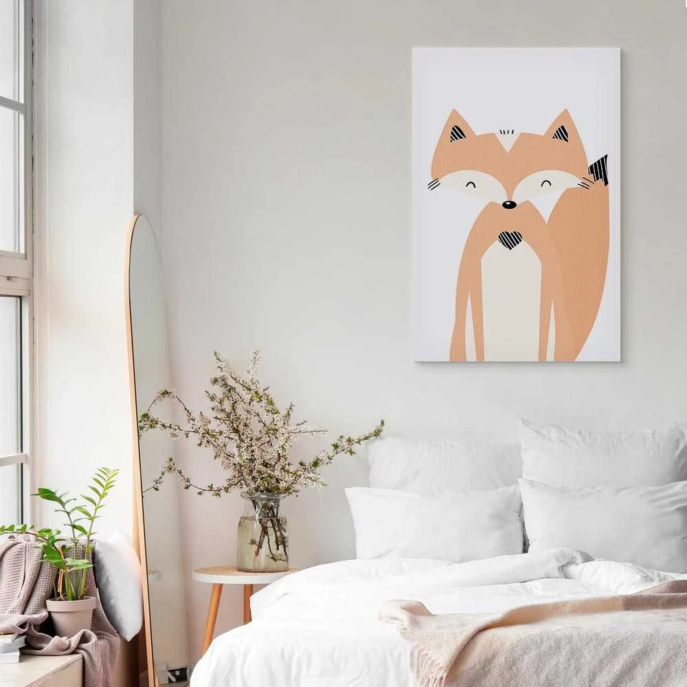 Artgeist Paveikslas - Happy Fox (1 Part) Vertical