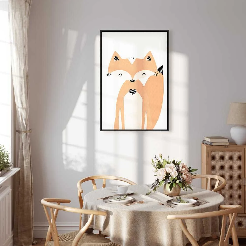 Artgeist Paveikslas - Happy Fox (1 Part) Vertical