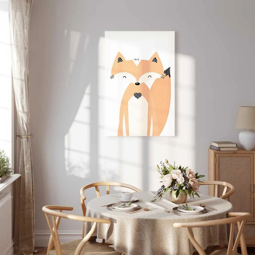 Artgeist Paveikslas - Happy Fox (1 Part) Vertical
