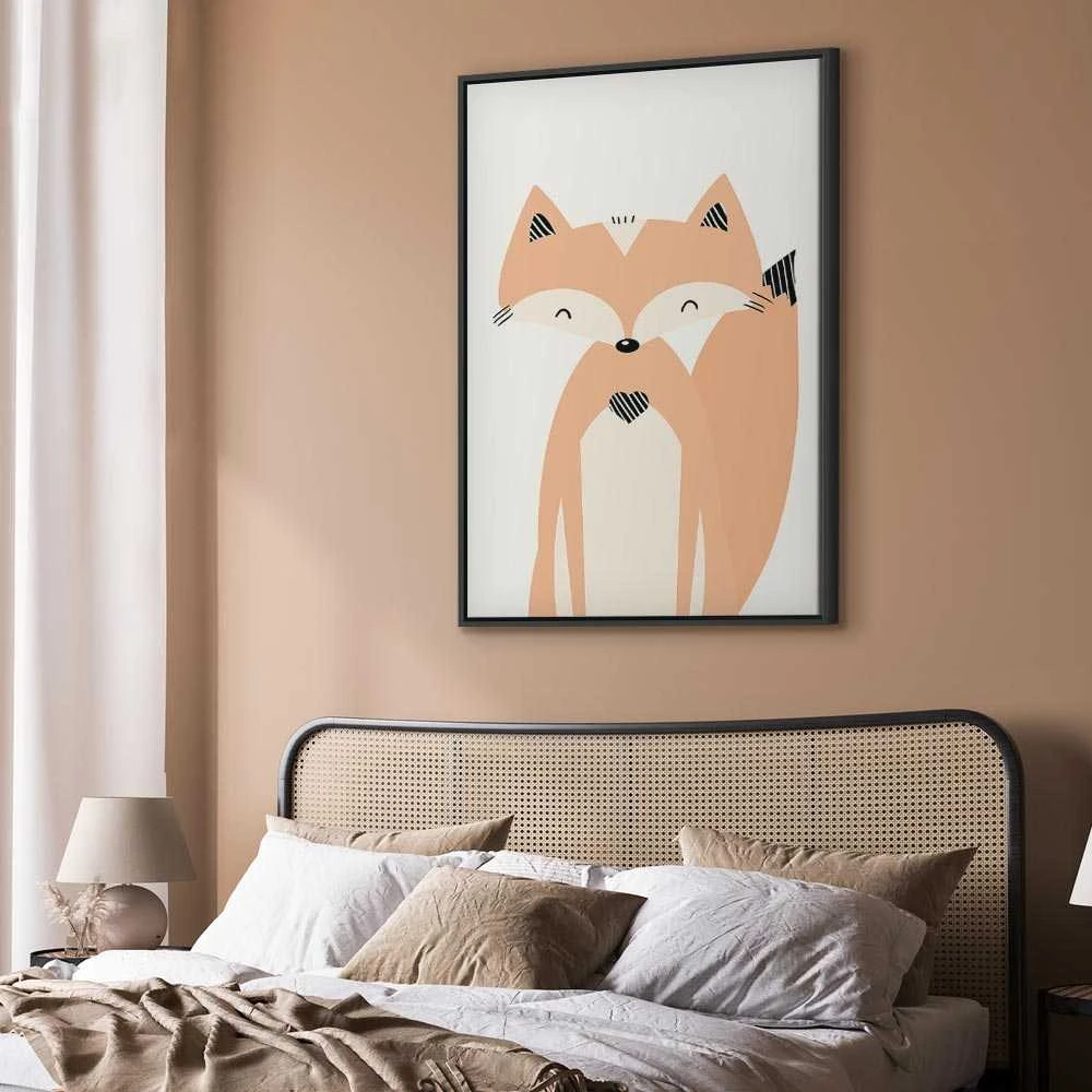 Artgeist Paveikslas - Happy Fox (1 Part) Vertical