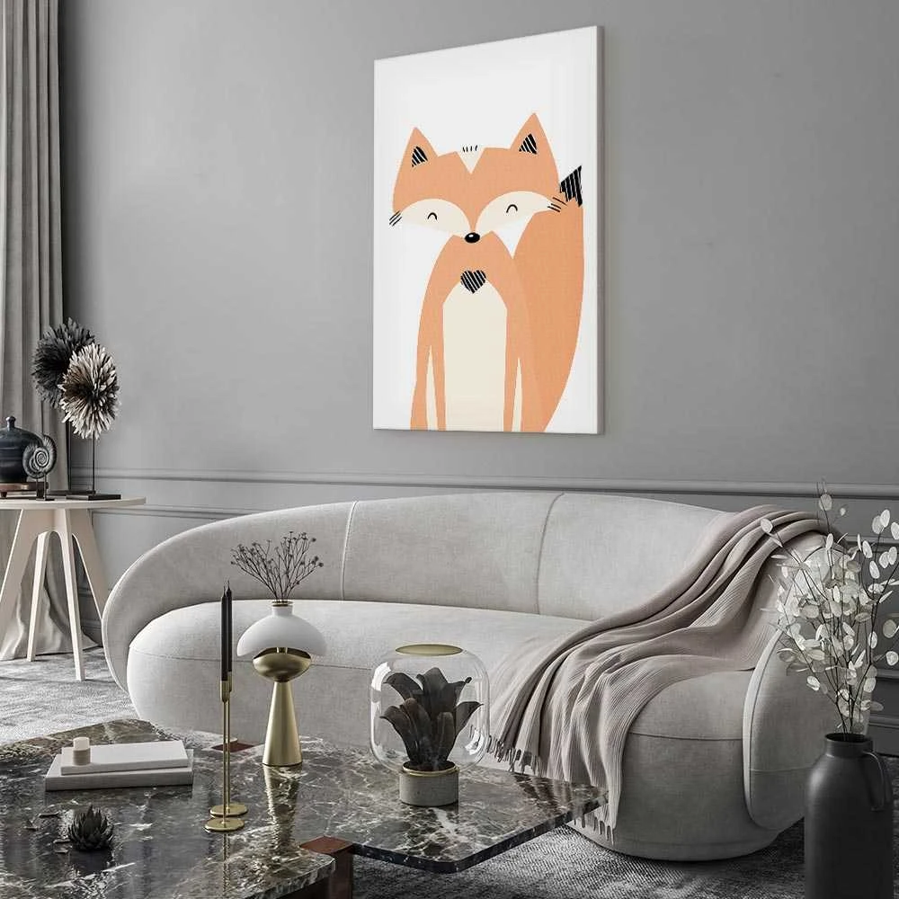 Artgeist Paveikslas - Happy Fox (1 Part) Vertical