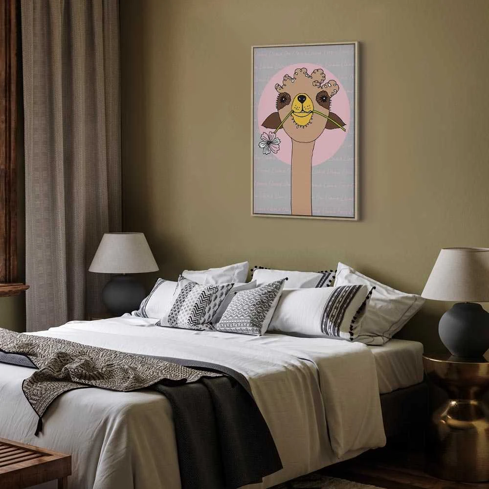 Artgeist Paveikslas - Happy Llama (1 Part) Vertical