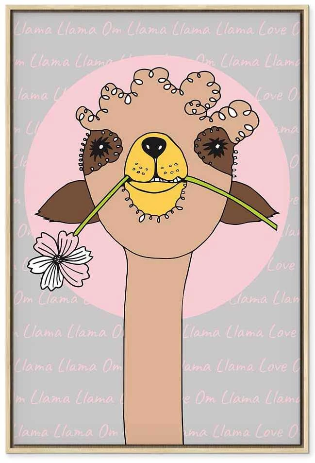 Artgeist Paveikslas - Happy Llama (1 Part) Vertical
