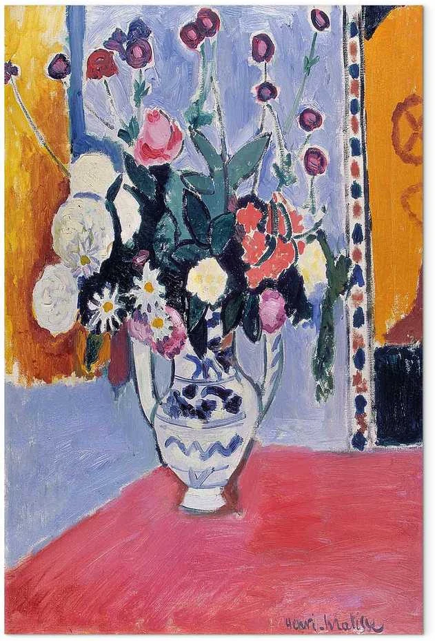 Artgeist Paveikslas - Henri Matisse – Bouquet in a Two-Handled Vase