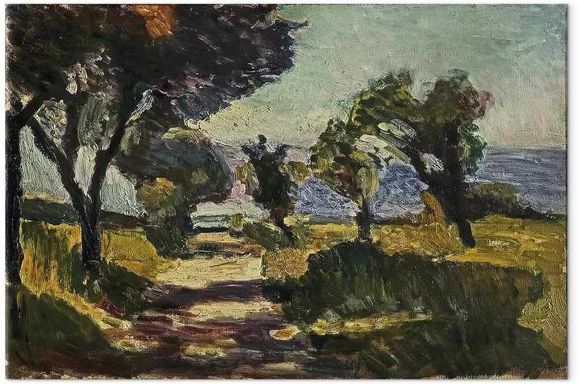 Artgeist Paveikslas - Henri Matisse – Corsican Landscape with Olive Trees