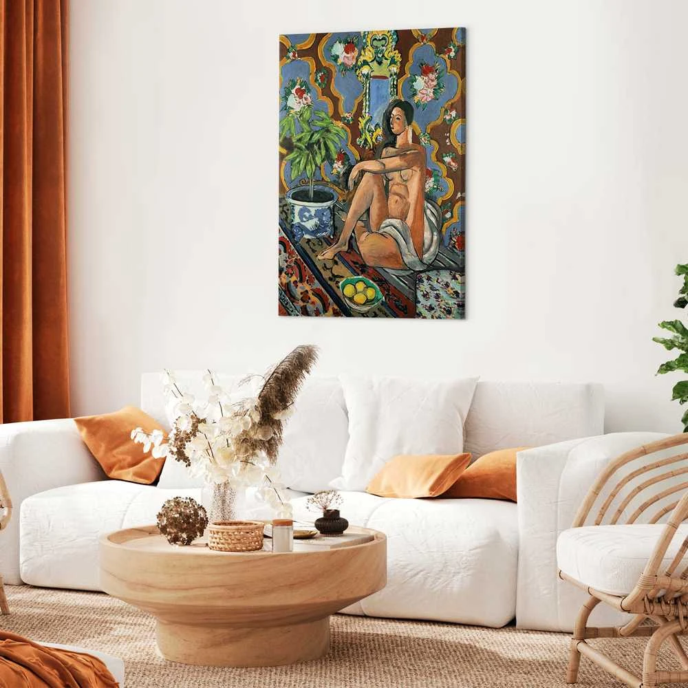 Artgeist Paveikslas - Henri Matisse – Decorative Figure on Ornamental Ground