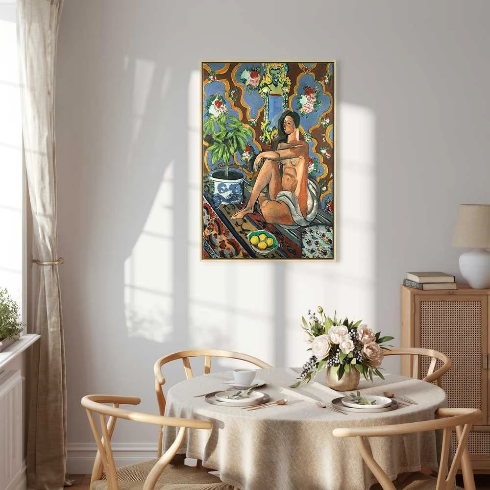 Artgeist Paveikslas - Henri Matisse – Decorative Figure on Ornamental Ground