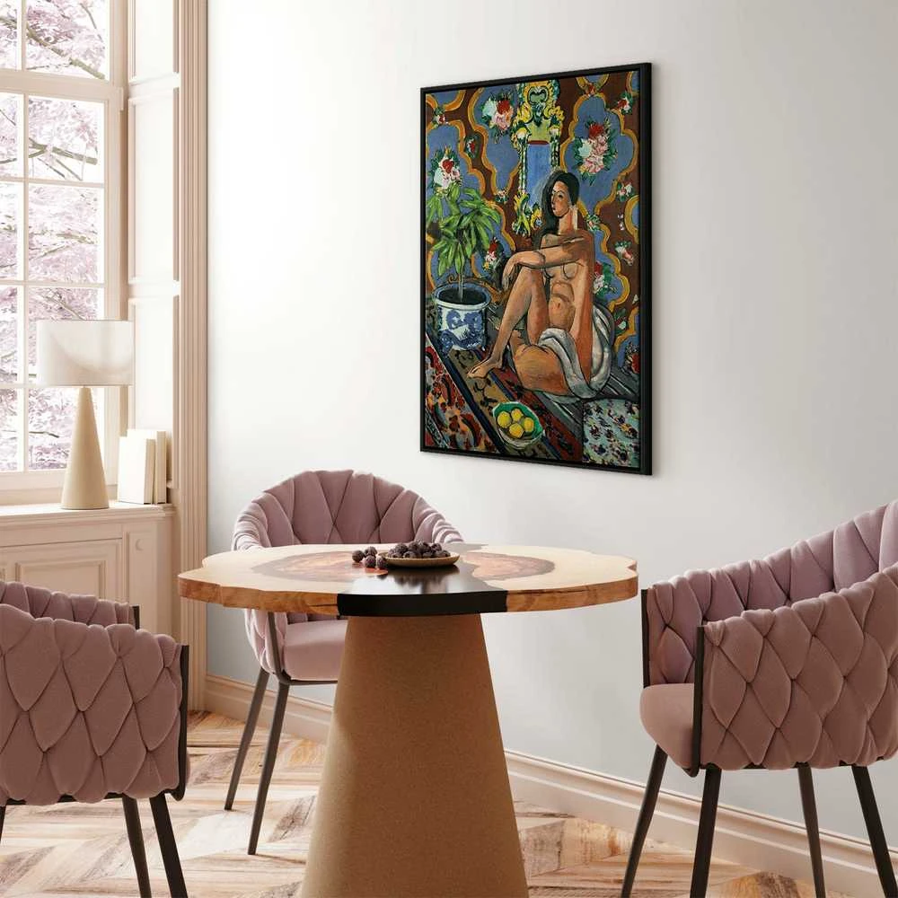 Artgeist Paveikslas - Henri Matisse – Decorative Figure on Ornamental Ground