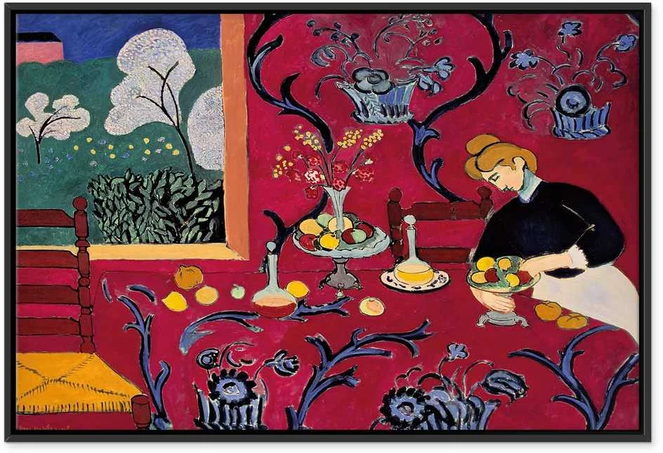 Artgeist Paveikslas - Henri Matisse – Harmony in Raudona (The Raudona Room)