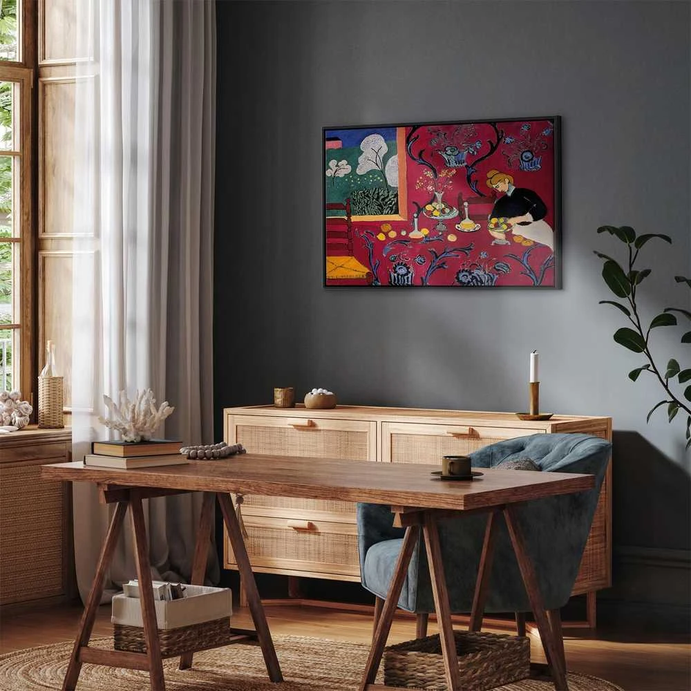 Artgeist Paveikslas - Henri Matisse – Harmony in Raudona (The Raudona Room)