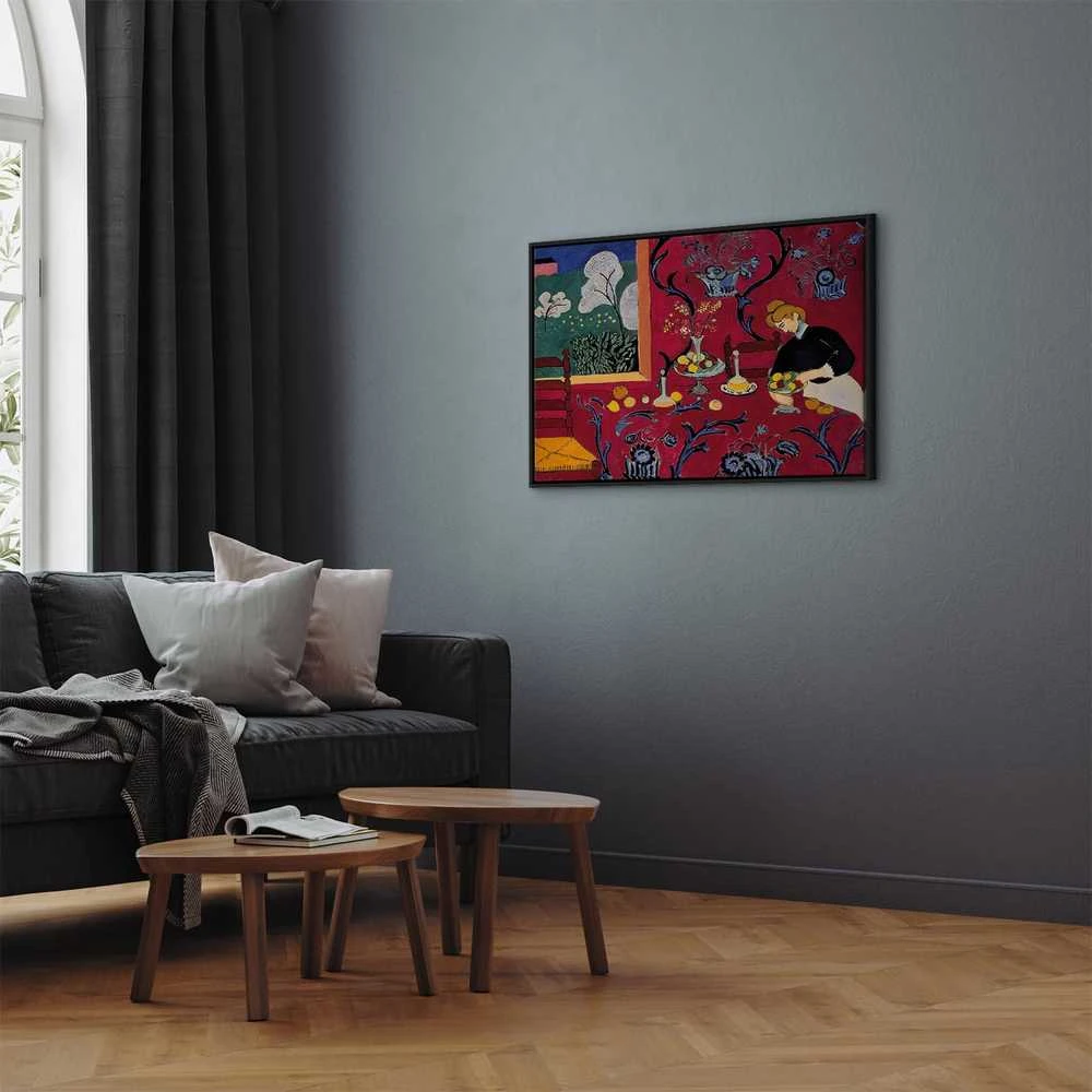 Artgeist Paveikslas - Henri Matisse – Harmony in Raudona (The Raudona Room)