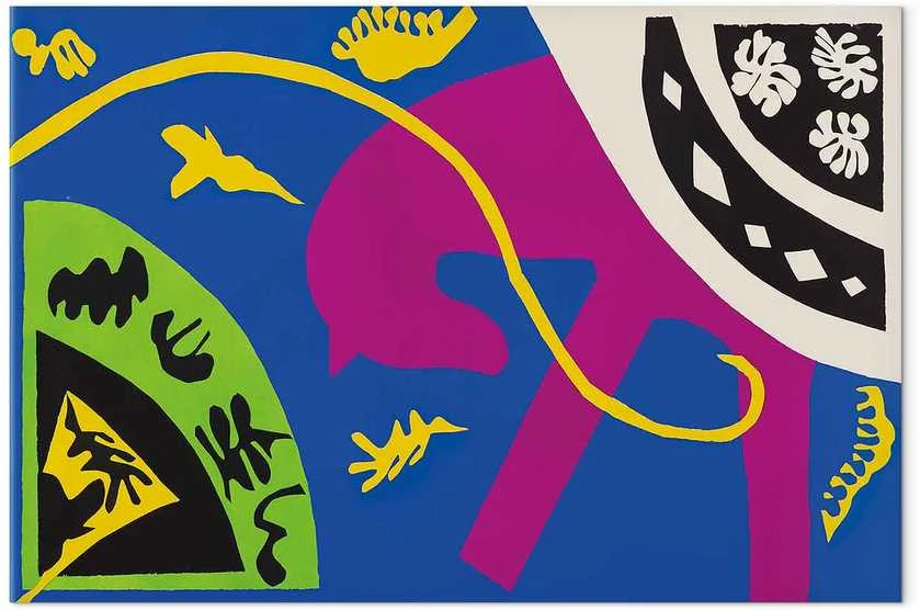 Artgeist Paveikslas - Henri Matisse – Horse, Rider and Clown (from Jazz)