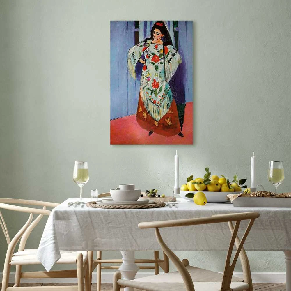 Artgeist Paveikslas - Henri Matisse – Madame Matisse with Manila Shawl
