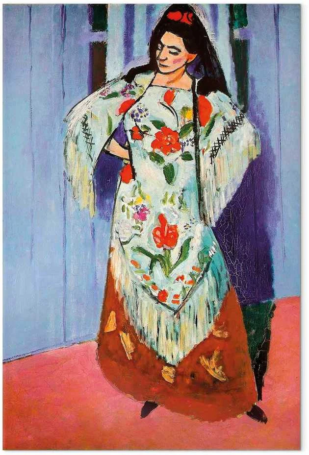 Artgeist Paveikslas - Henri Matisse – Madame Matisse with Manila Shawl