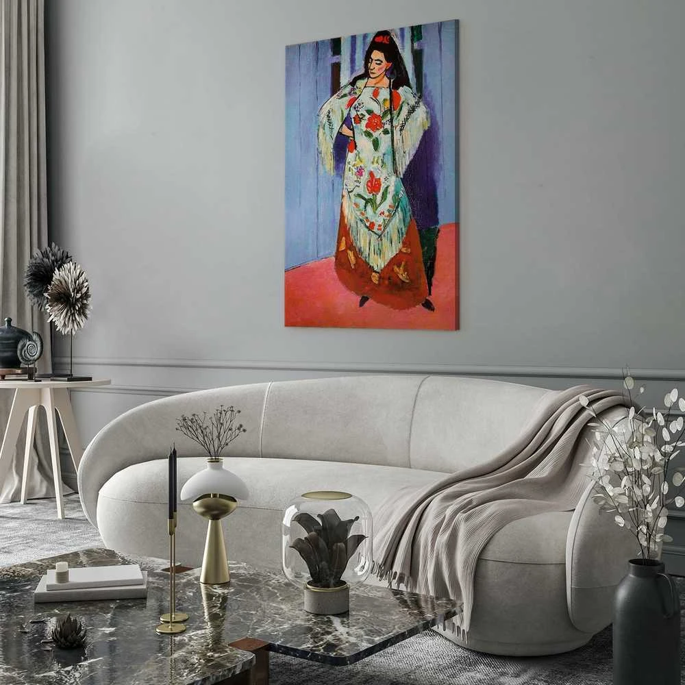 Artgeist Paveikslas - Henri Matisse – Madame Matisse with Manila Shawl