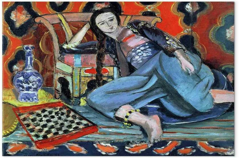 Artgeist Paveikslas - Henri Matisse – Odalisque with Turkish Chair