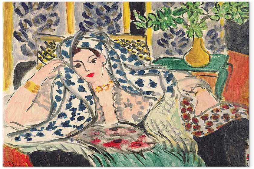 Artgeist Paveikslas - Henri Matisse – Odalisque at Fautenuil