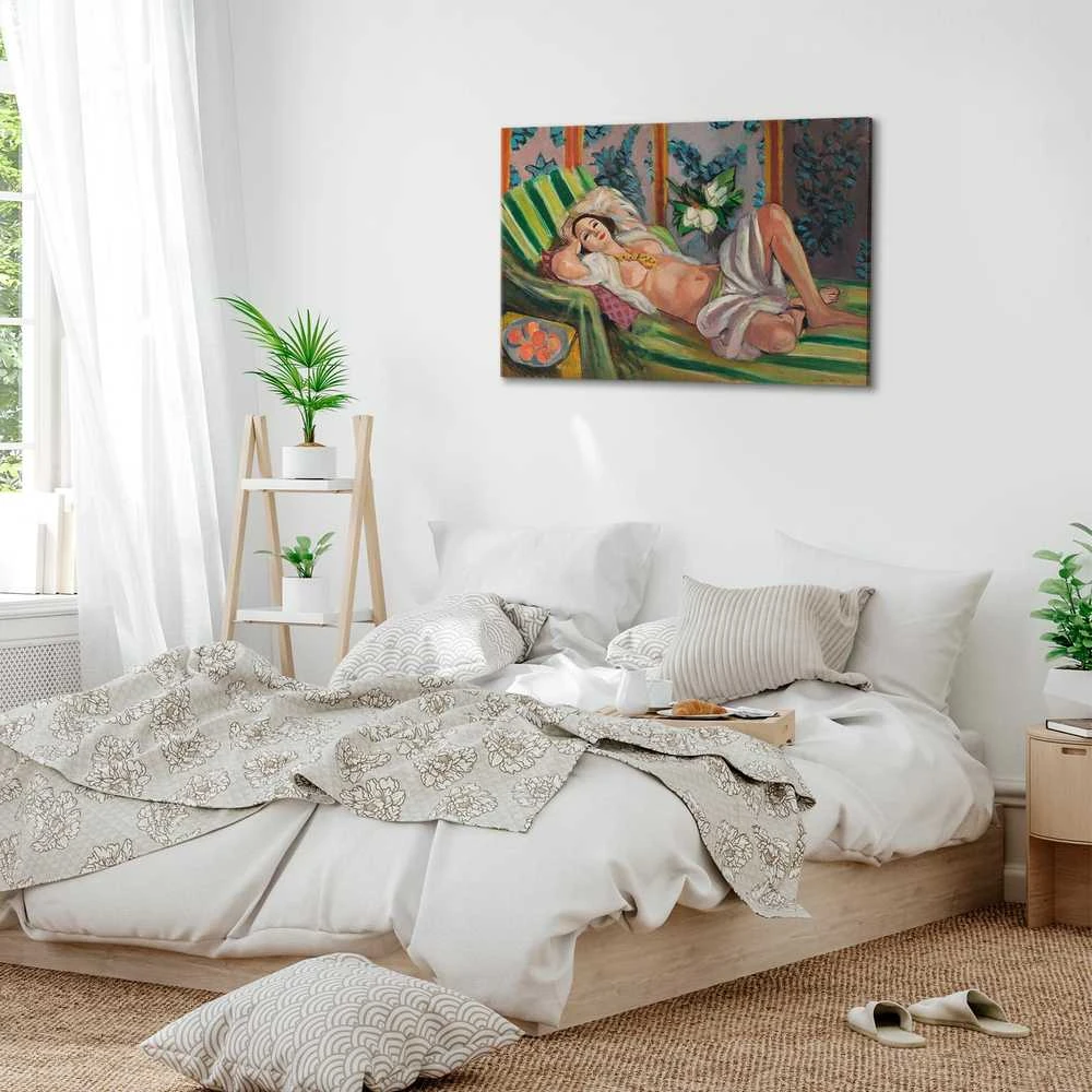 Artgeist Paveikslas - Henri Matisse – Reclining Odalisque with Magnolias