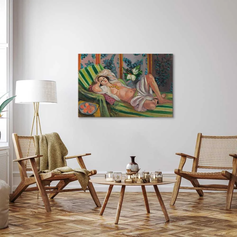 Artgeist Paveikslas - Henri Matisse – Reclining Odalisque with Magnolias