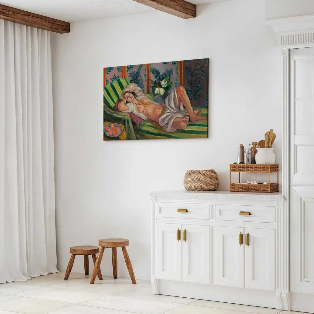 Artgeist Paveikslas - Henri Matisse – Reclining Odalisque with Magnolias