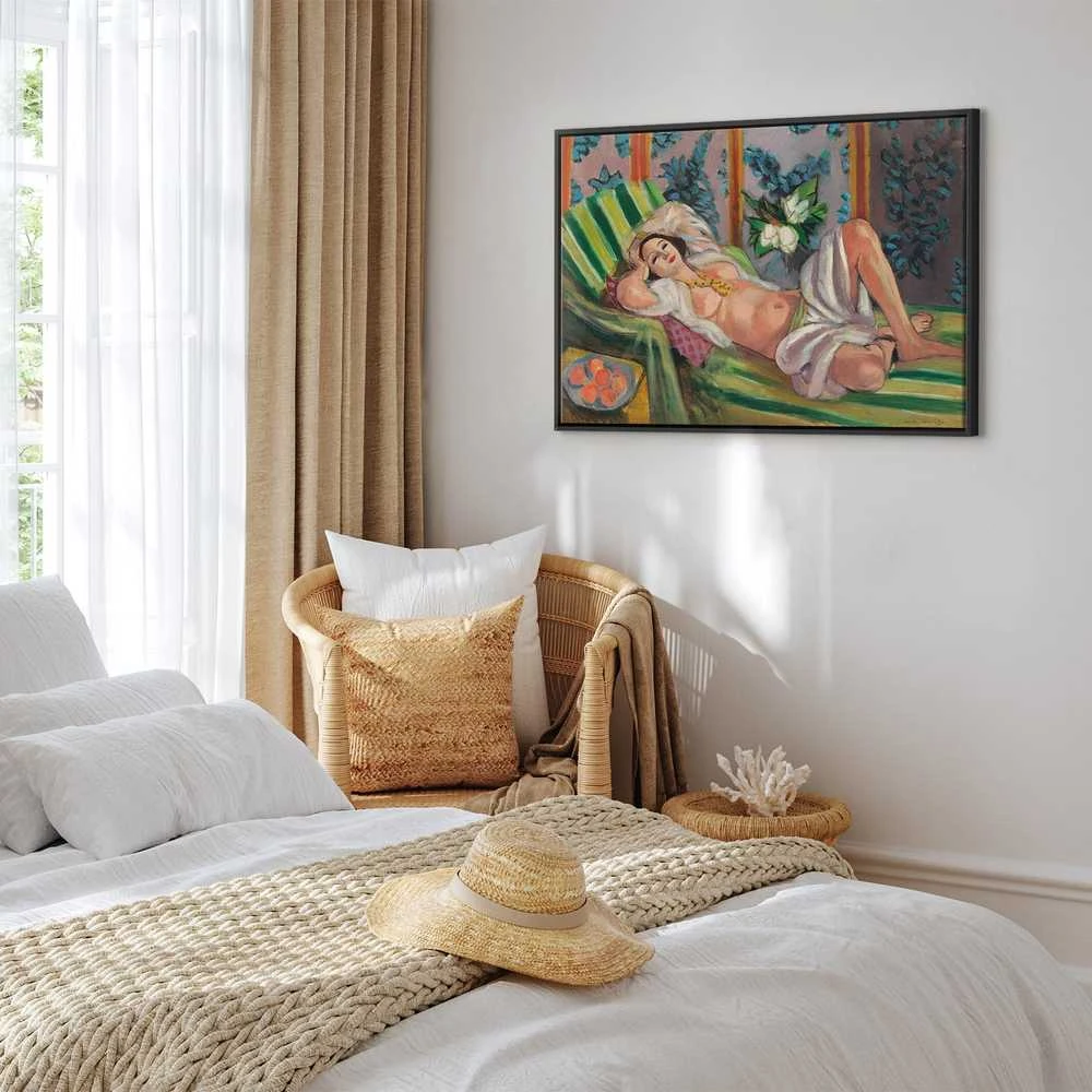 Artgeist Paveikslas - Henri Matisse – Reclining Odalisque with Magnolias