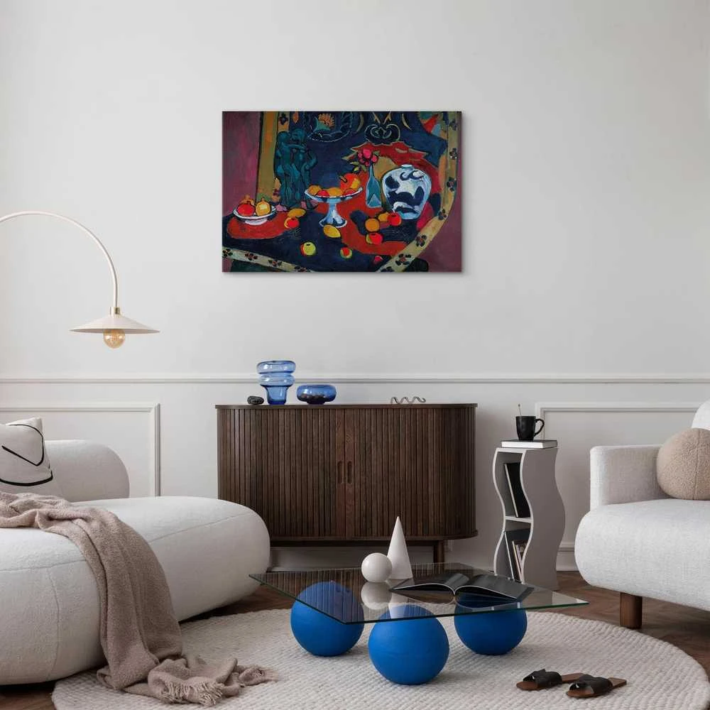 Artgeist Paveikslas - Henri Matisse – Still Life with Fruit and Bronze Statuette