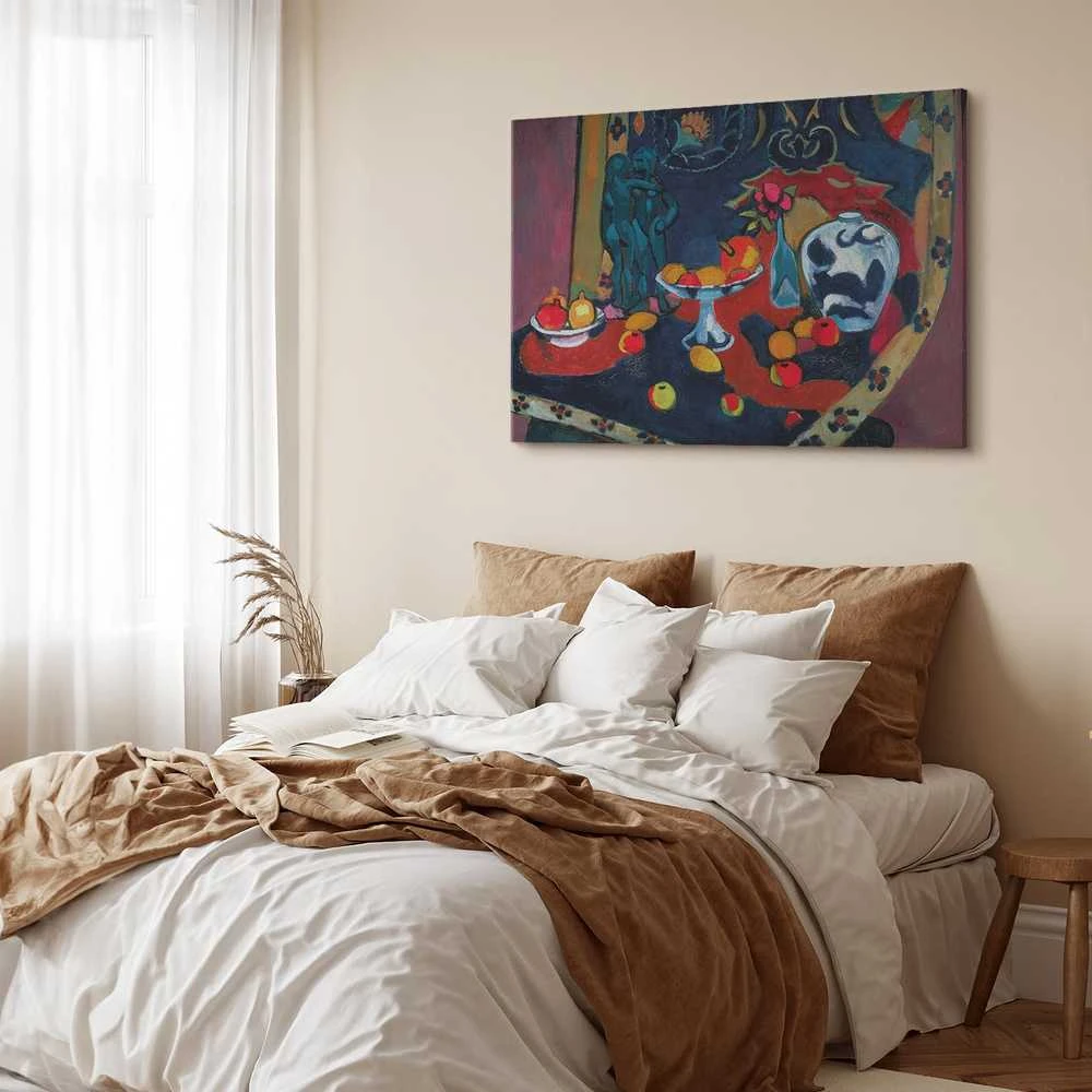 Artgeist Paveikslas - Henri Matisse – Still Life with Fruit and Bronze Statuette