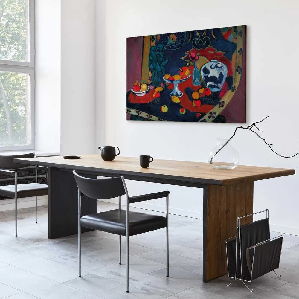 Artgeist Paveikslas - Henri Matisse – Still Life with Fruit and Bronze Statuette
