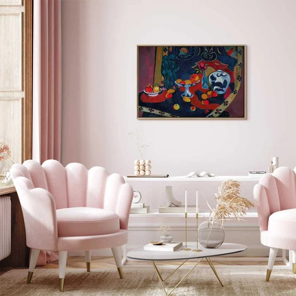 Artgeist Paveikslas - Henri Matisse – Still Life with Fruit and Bronze Statuette