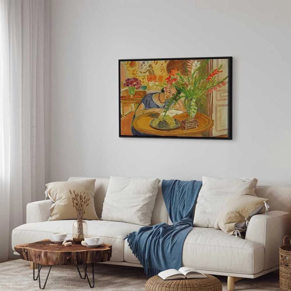 Artgeist Paveikslas - Henri Matisse – Woman with Gladioli