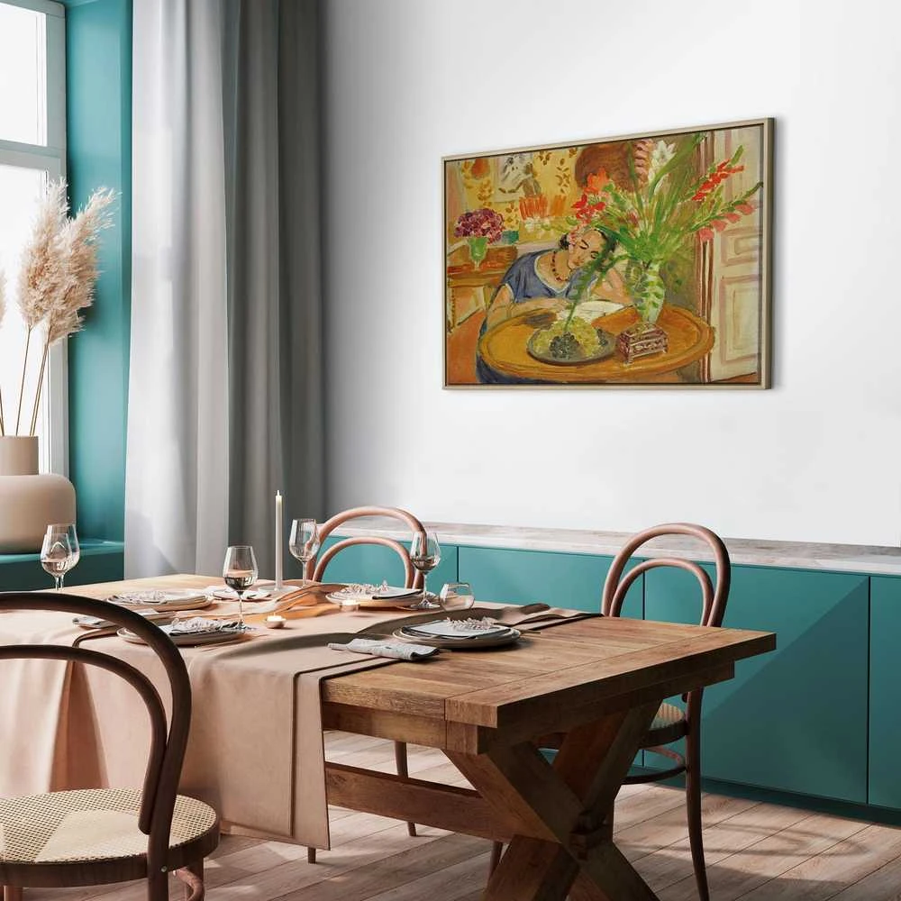 Artgeist Paveikslas - Henri Matisse – Woman with Gladioli