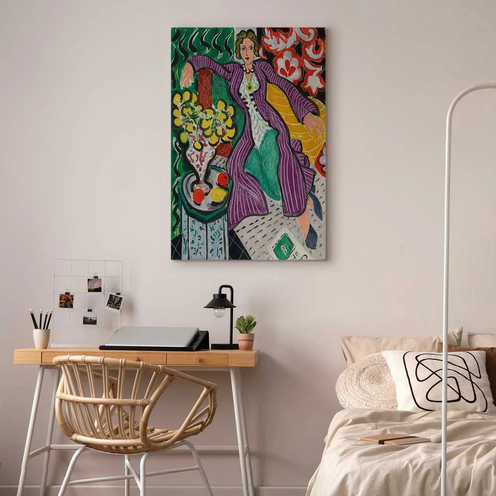 Artgeist Paveikslas - Henri Matisse – Woman in a Violetinė Coat