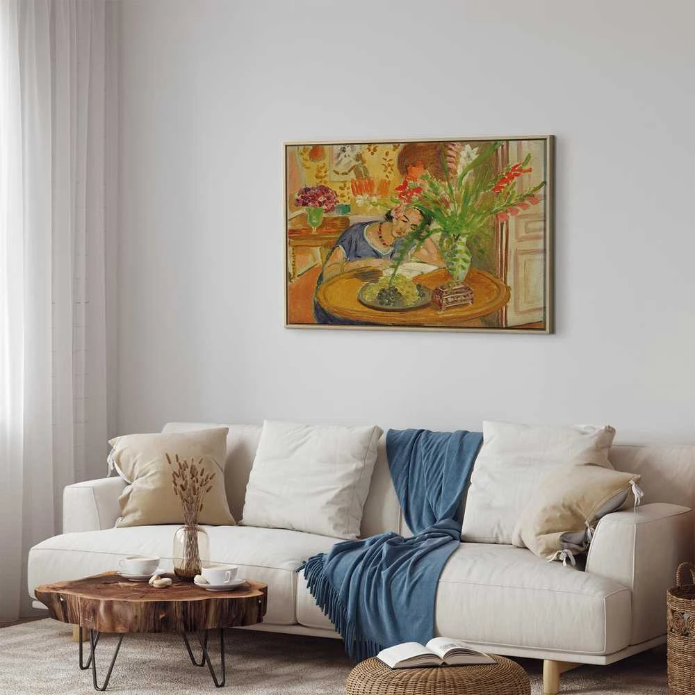 Artgeist Paveikslas - Henri Matisse – Woman with Gladioli