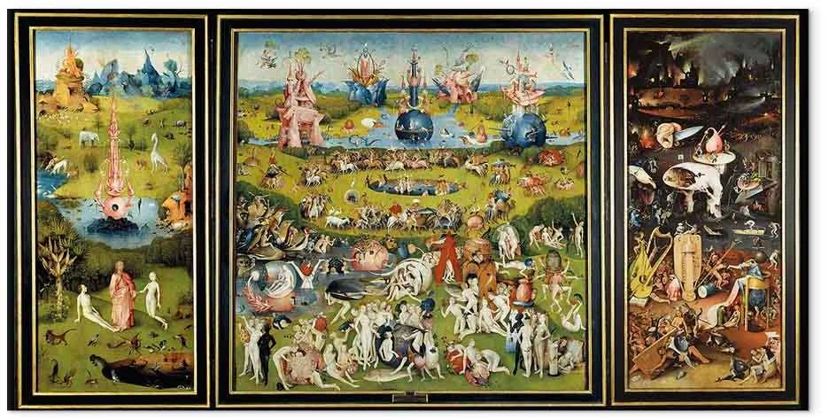 Artgeist Paveikslas - Hieronymus Bosch – The Garden of Earthly Delights