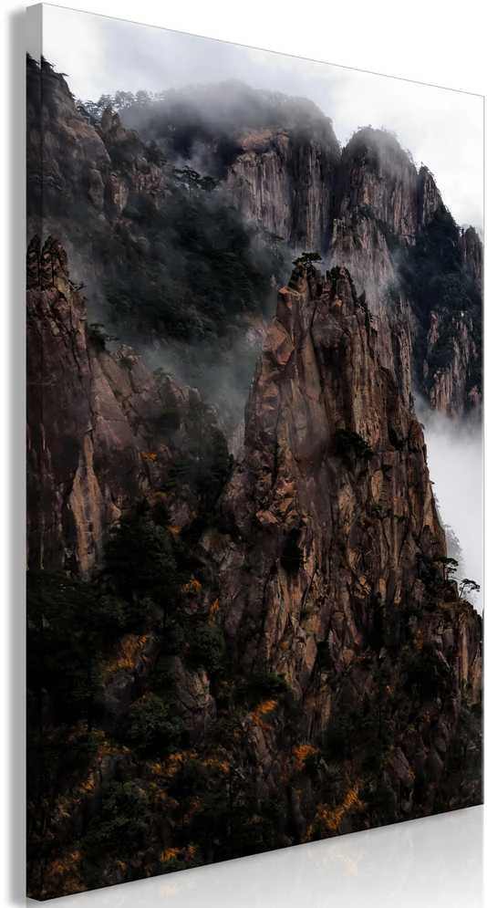 Artgeist Paveikslas - Heart of Mountain Landscape (1-part) - Clouds Amid Rocks